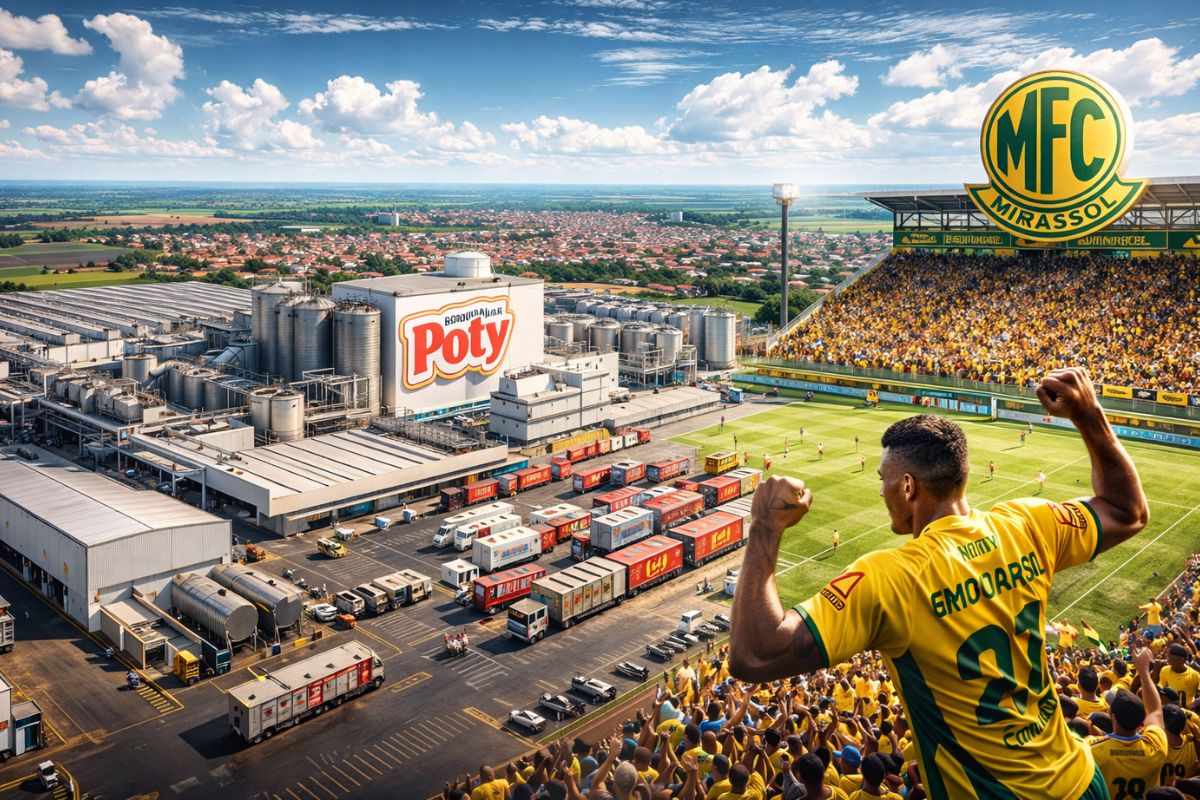 Do interior de Potirendaba ao bilhão como a Bebidas Poty virou maior copacker do país, surfou o sucesso do Mirassol e transformou um patrocínio local em golaço nacional (1)