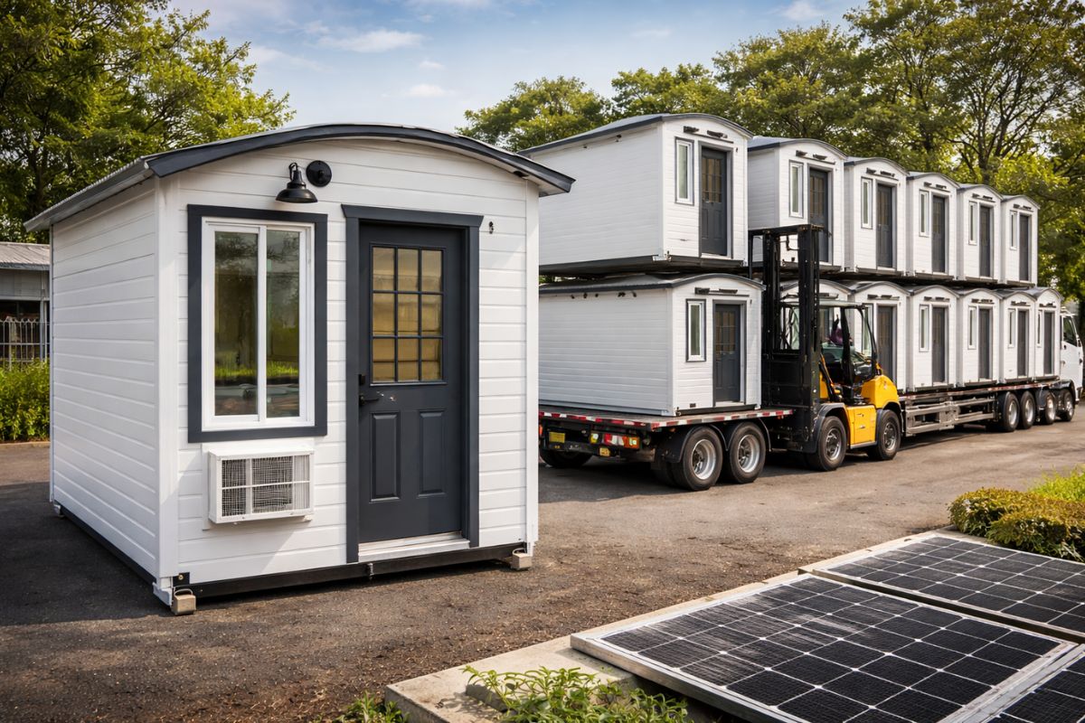 microabrigos de aço galvanizado ganham resposta rápida, logística e entrada sem chave para implantação escalável em crises e trabalho remoto.