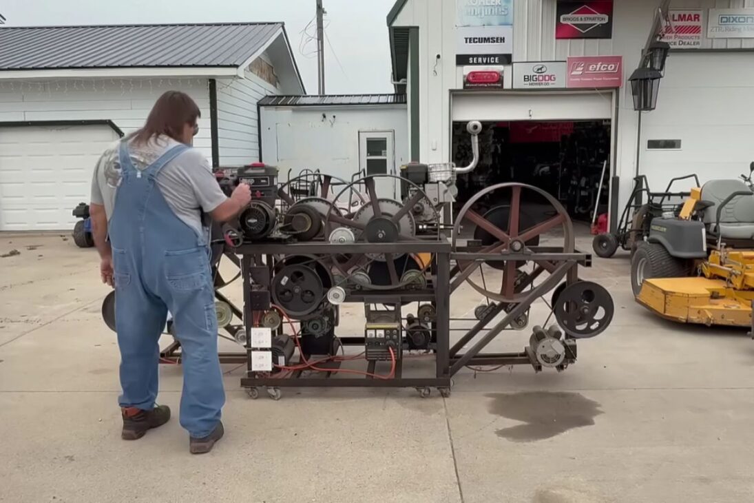 Generador casero que promete energía ilimitada es probado con motores eléctricos, poleas e ingeniería pesada. El experimento expone por qué sistemas de movimiento perpetuo fallan incluso con alta inversión y desmonta mitos populares de internet.