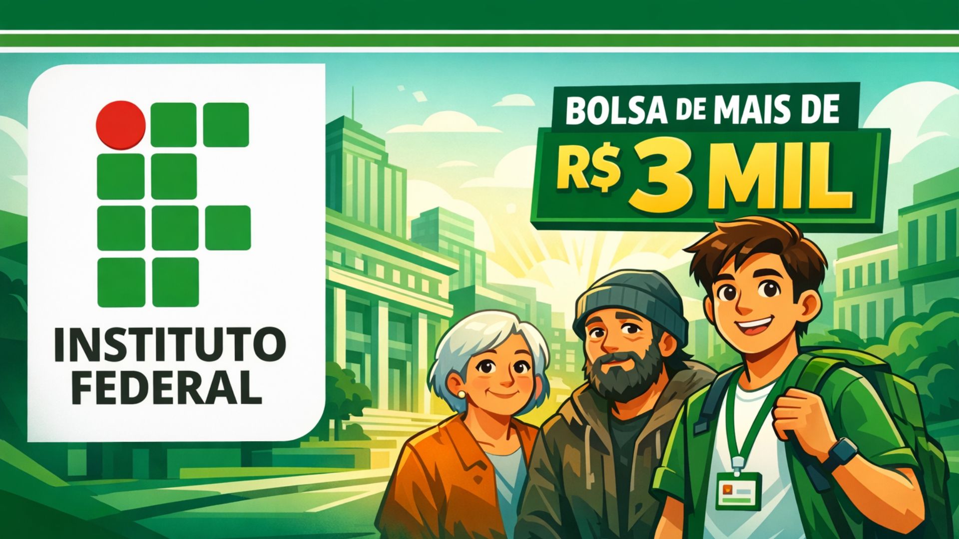IFSP Diadema abre inscrições para bolsas de até R$ 3.100 no Projeto Viva Mais Cidadania, com vagas para estudantes e profissionais.