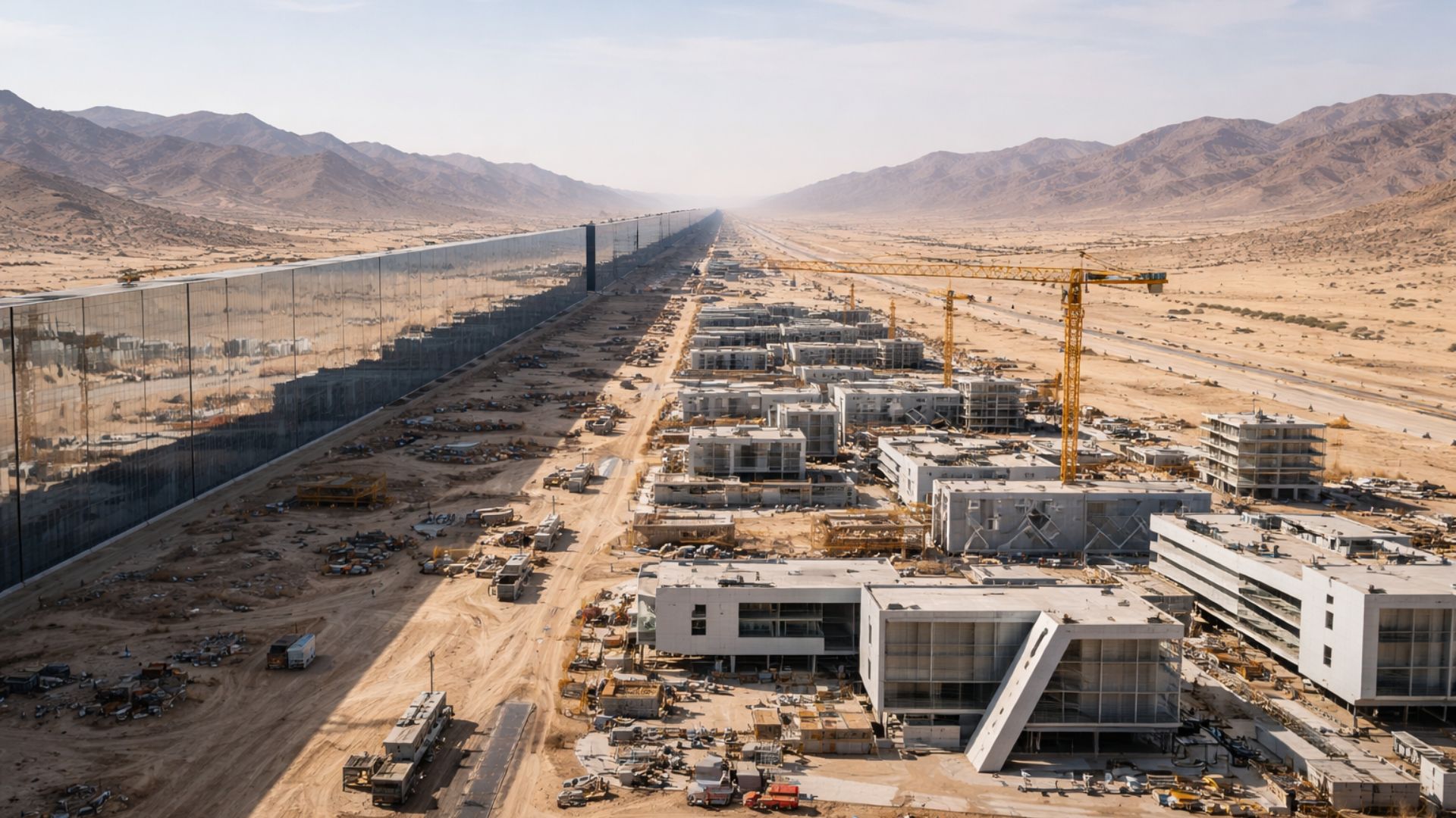 Auditoria interna pressiona Arábia Saudita a cortar o NEOM pela metade, rever The Line e redirecionar o megaprojeto diante de custos elevados.