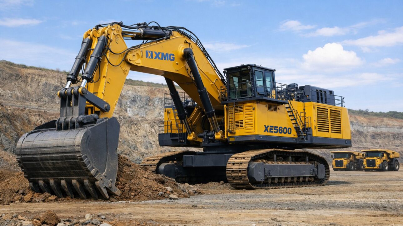 Excavadora XCMG XE5600 Llega a Brasil con 569 Toneladas, Cubo de 34 m³ y Fuerza de 1500 kN, Orientada a Minas a Cielo Abierto.