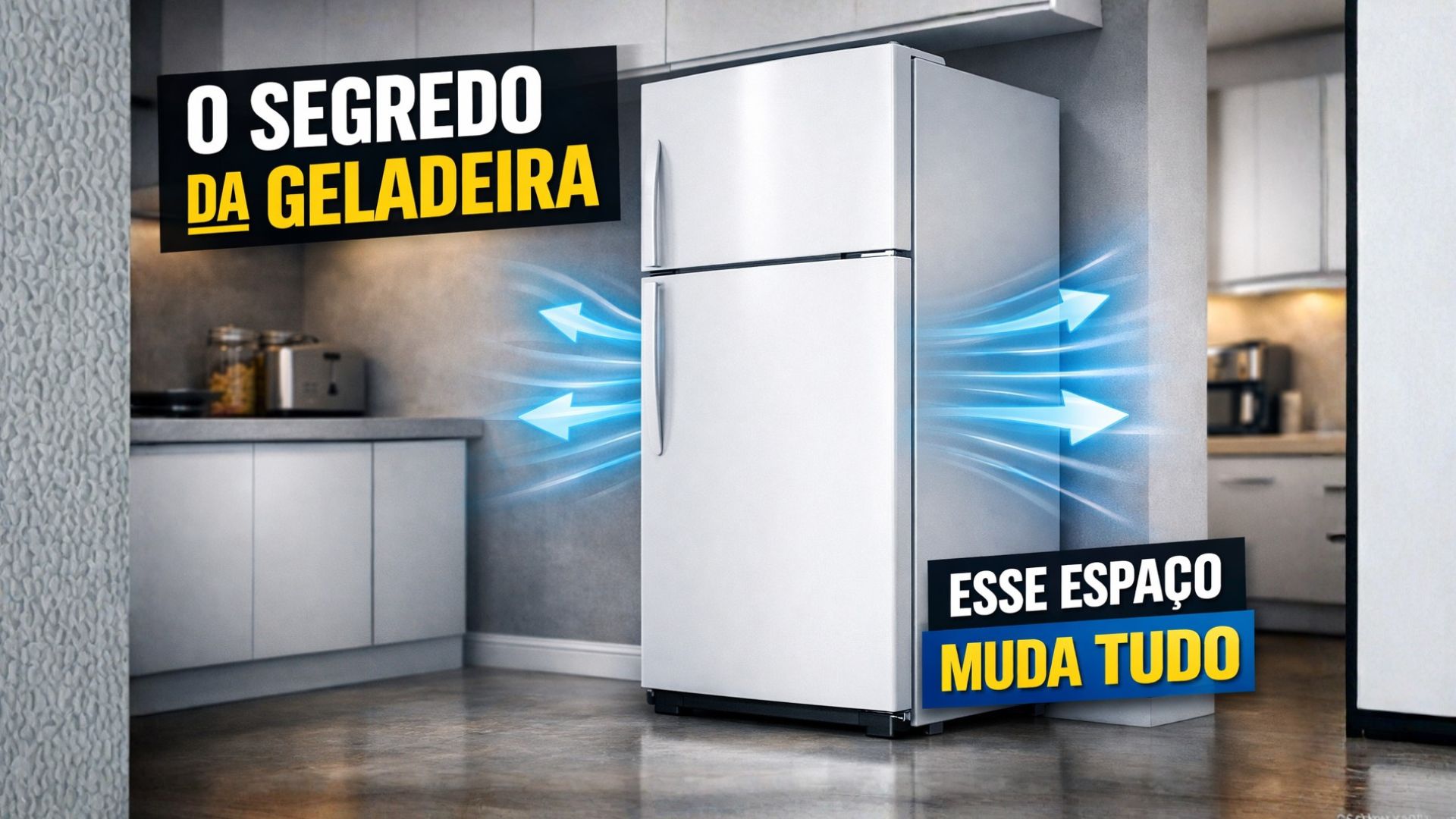 Afastar a geladeira da parede melhora a ventilação, evita esforço do compressor e pode reduzir consumo de energia, segundo orientações técnicas.