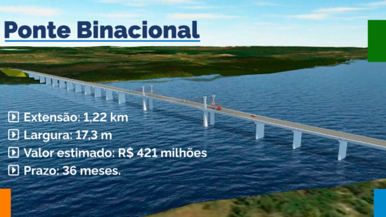 Puente Binacional Entre Brasil y Bolivia Tendrá 1,22 km, Inversión de R$ 421 millones y Promete Cambiar el Cruce Entre Guajará-Mirim y Guayaramerín.