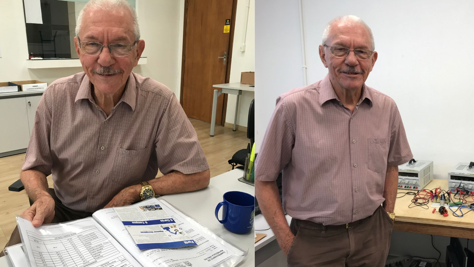 Aos 79 anos, morador de Blumenau é aprovado em Engenharia na UFSC e mostra que voltar à universidade federal também é possível depois da aposentadoria.