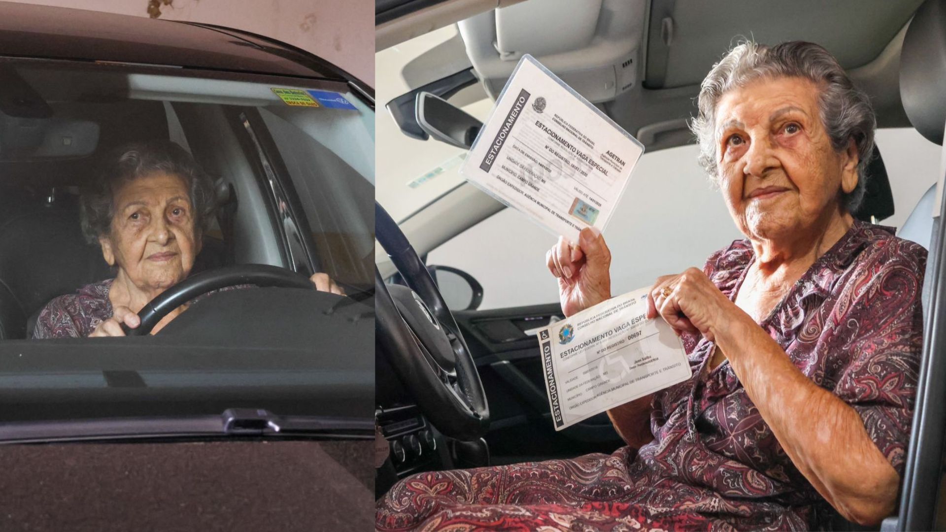 Idosa de 101 anos renova CNH no Detran-MS após junta médica, sem multas, mantém rotina ao volante e garante habilitação válida até os 104.