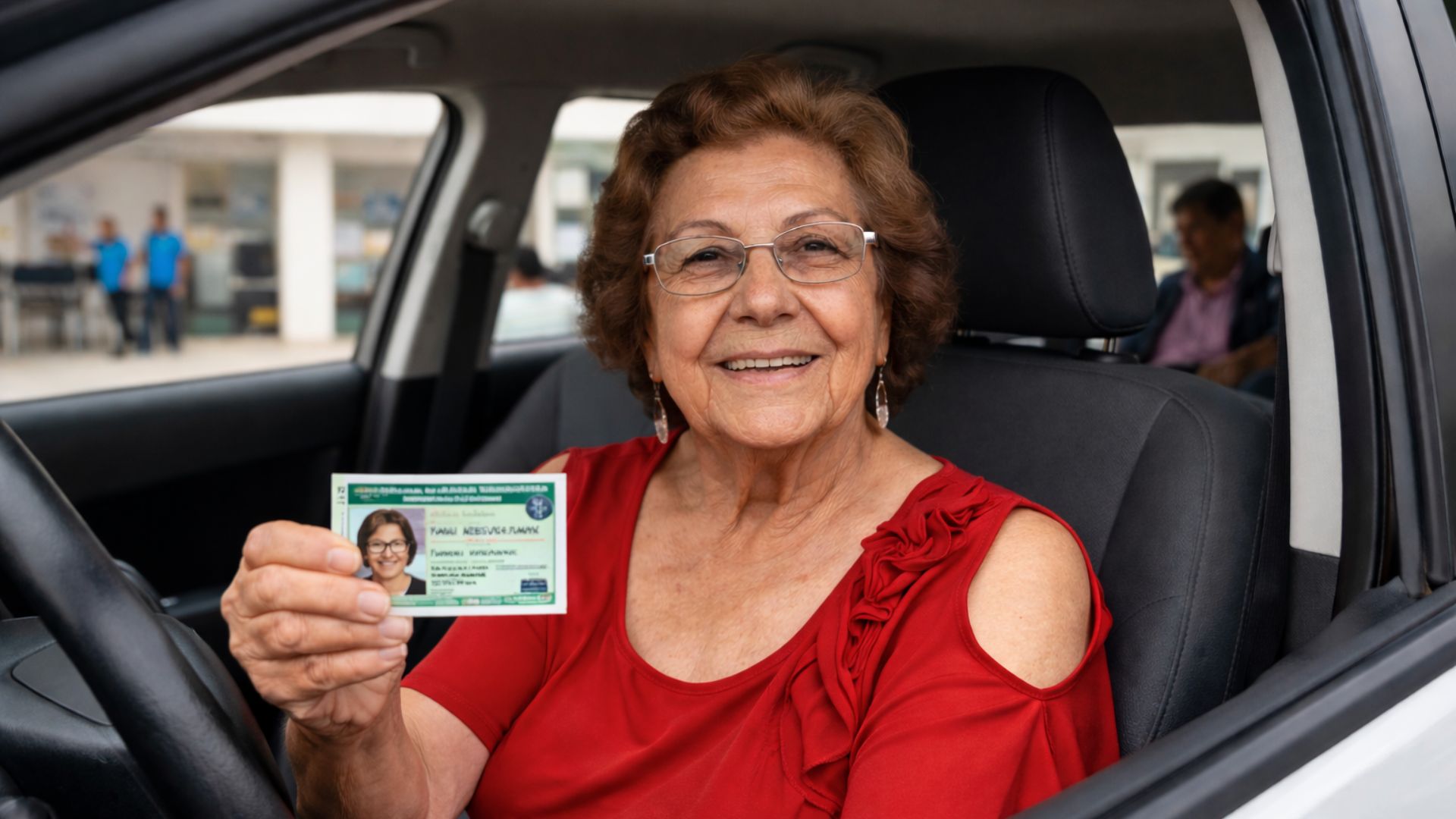 Aos 91 anos, moradora do Paraná conclui a primeira CNH após mais de 100 aulas, compra um carro e reforça regras sobre idade e direção.