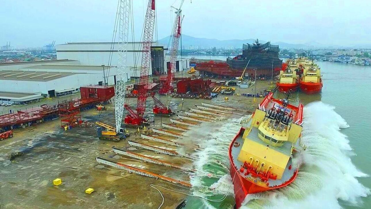 Navegantes (SC) recibirá R$ 2,2 mil millones para construir seis barcos offshore con tecnología híbrida y generar 1,2 mil empleos hasta 2030.