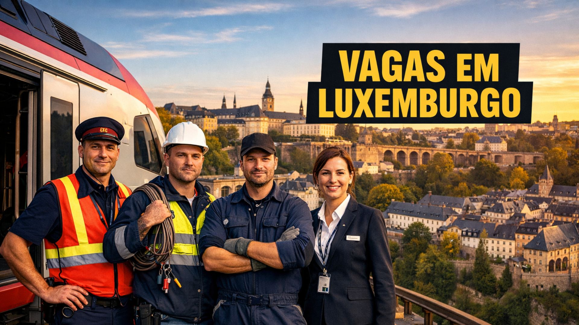 CFL abre vagas em Luxemburgo para 2026 com oportunidades para brasileiros em áreas técnicas e operacionais. Veja como se candidatar.