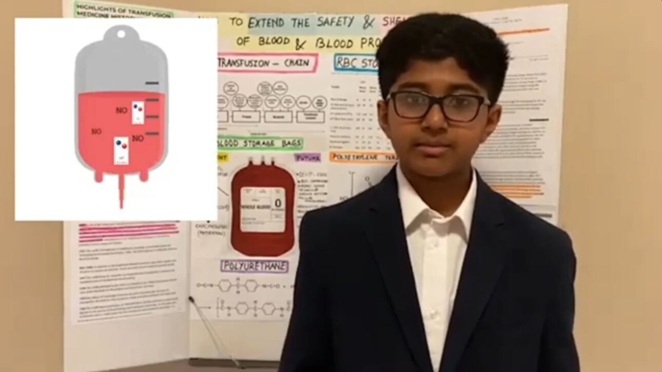 Estudiante de 13 años crea sistema de bajo costo que captura humedad del aire seco para riego y se convierte en finalista del 3M Young Scientist Challenge.