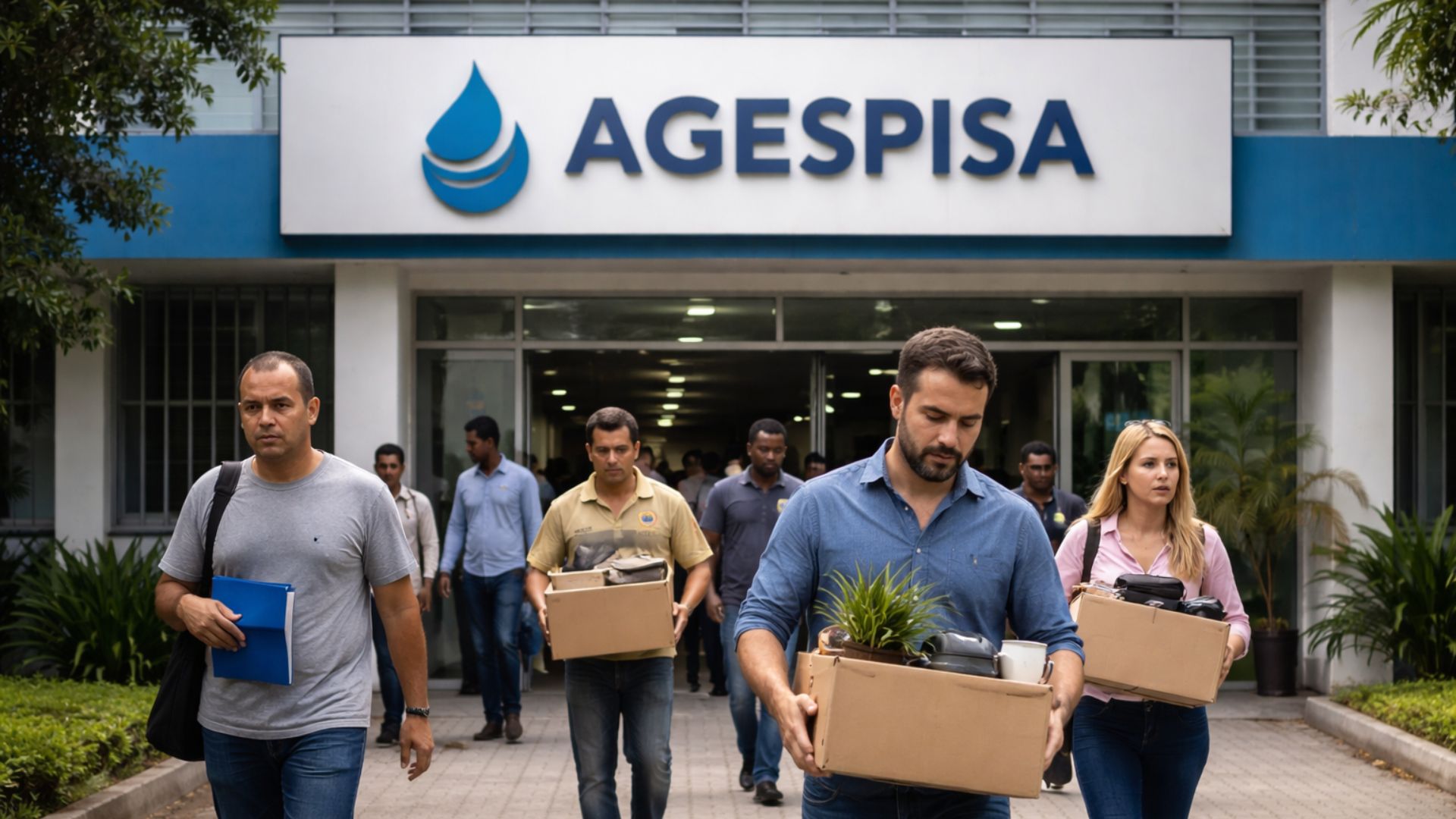 Portarias oficializam demissão de 236 trabalhadores da Agespisa e sindicato questiona legalidade do corte coletivo durante liquidação da estatal.