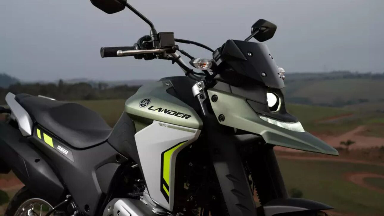 Yamaha Lander Connected 2026 llega con motor 250 cc de 20,9 cv, suspensión de 220 mm, ABS delantero y conectividad a través de Y-Connect en Brasil.
