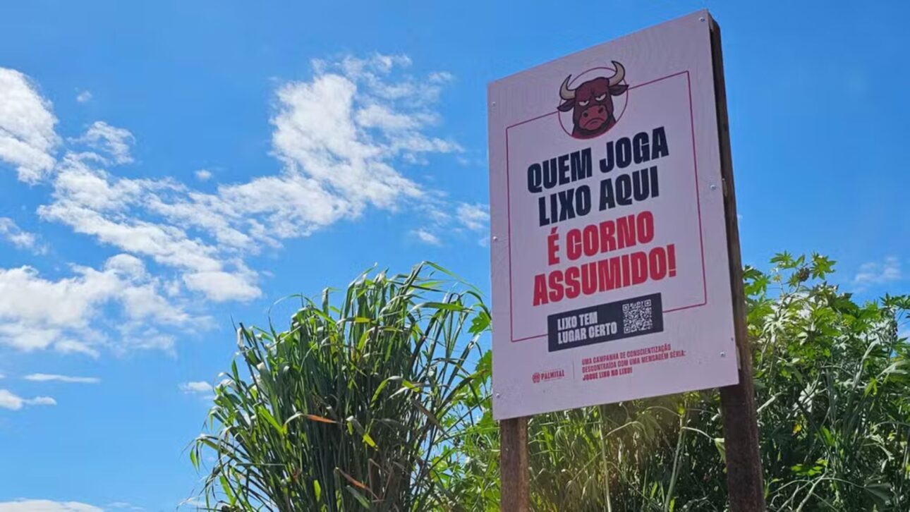 La Municipalidad de Palmital utiliza placas con frases ofensivas y QR Code para combatir el descarte irregular de basura y alertar sobre enfermedades.