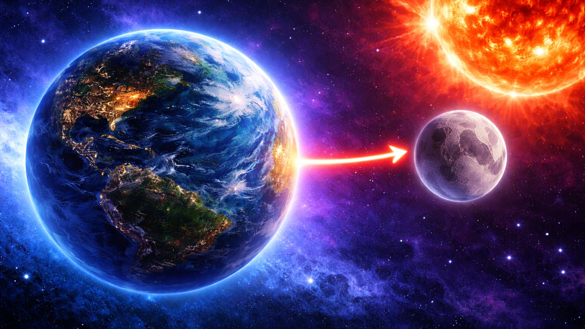 Lua se afasta 3,8 cm por ano, altera a duração dos dias e pode ser superada pelo destino da Terra diante da expansão futura do Sol.