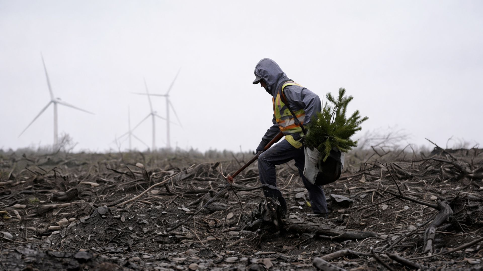 Reflorestamento transforma minas de carvão nos Apalaches com descompactação profunda e milhões de árvores nativas plantadas.