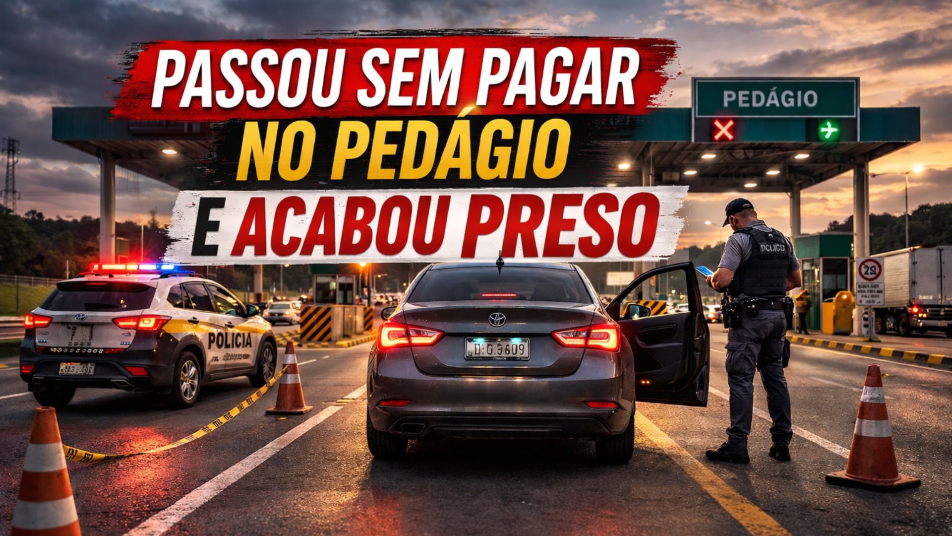 Motorista tenta evitar R$ 49 em pedágios na SP-310, é preso e condenado a pagar R$ 8 mil e cumprir quatro anos de serviços comunitários.