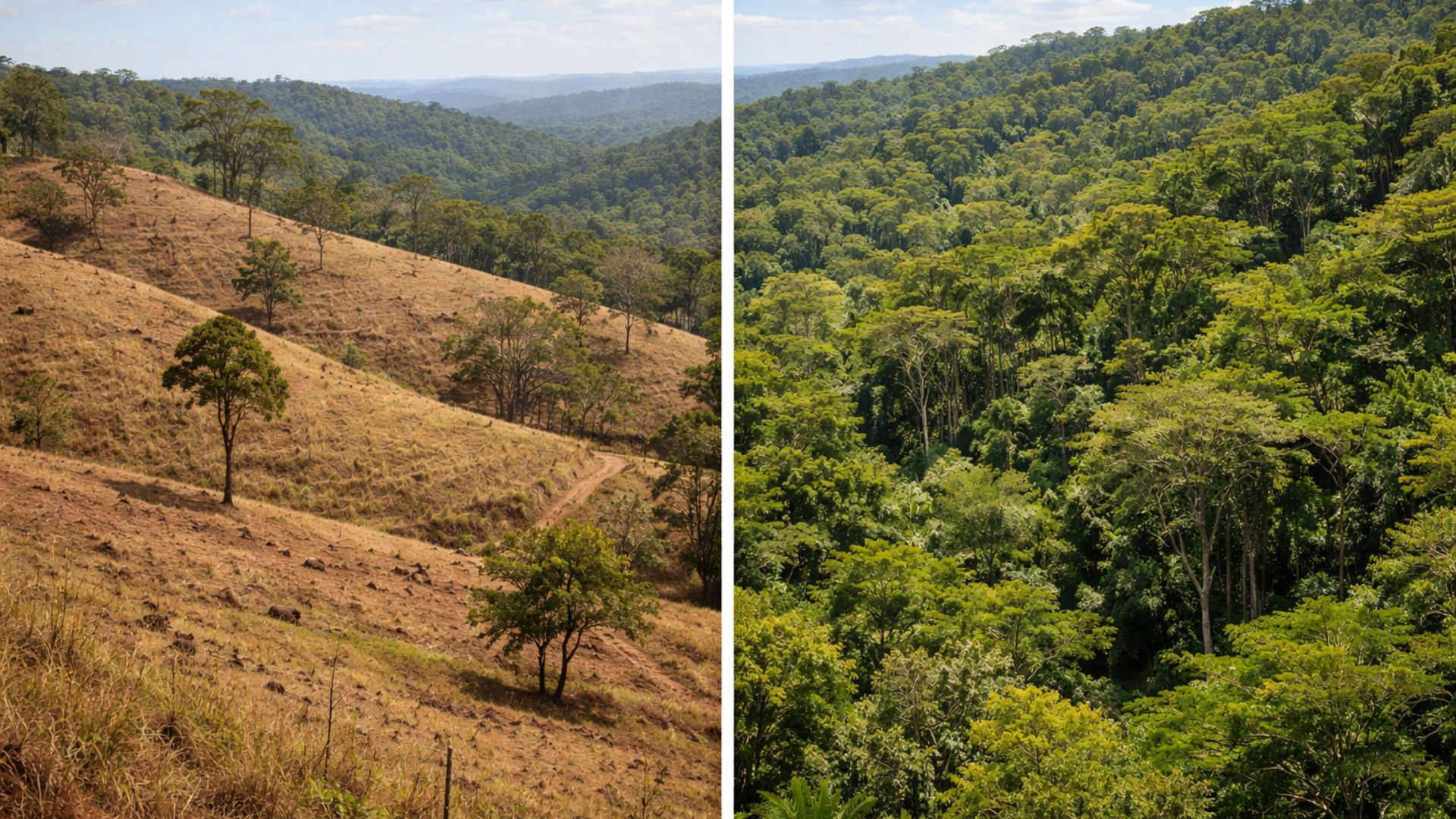 Costa Rica reverte desmatamento e eleva cobertura florestal de 21% para 57% com pagamento por serviços ambientais e apoio do Banco Mundial.