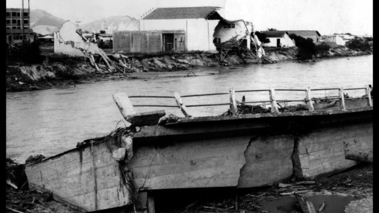 En 1967, Caraguatatuba registró 580 mm de lluvia en 48 horas, deslizamientos y cientos de muertes en el mayor desastre climático de SP.