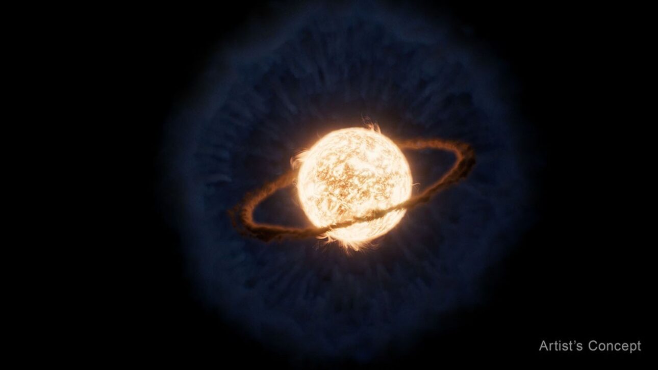 James Webb revela como exoplaneta gigante cayó en espiral y fue engolido por estrella a 12 mil años-luz en la Vía Láctea.