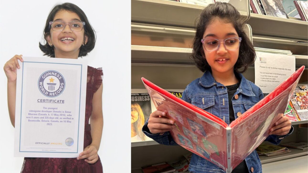 Canadense de 6 anos entra no Guinness ao criar videogame educativo sobre alimentação saudável e junk food em Ontário.