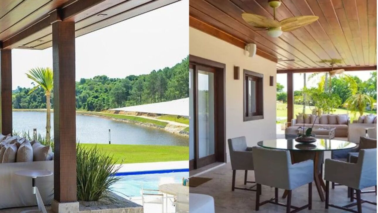 Hacienda de Roberto Justus en Porto Feliz tiene 104 hectáreas, piscina de borde infinito, lago para jet ski, cine privado y estructura de club.