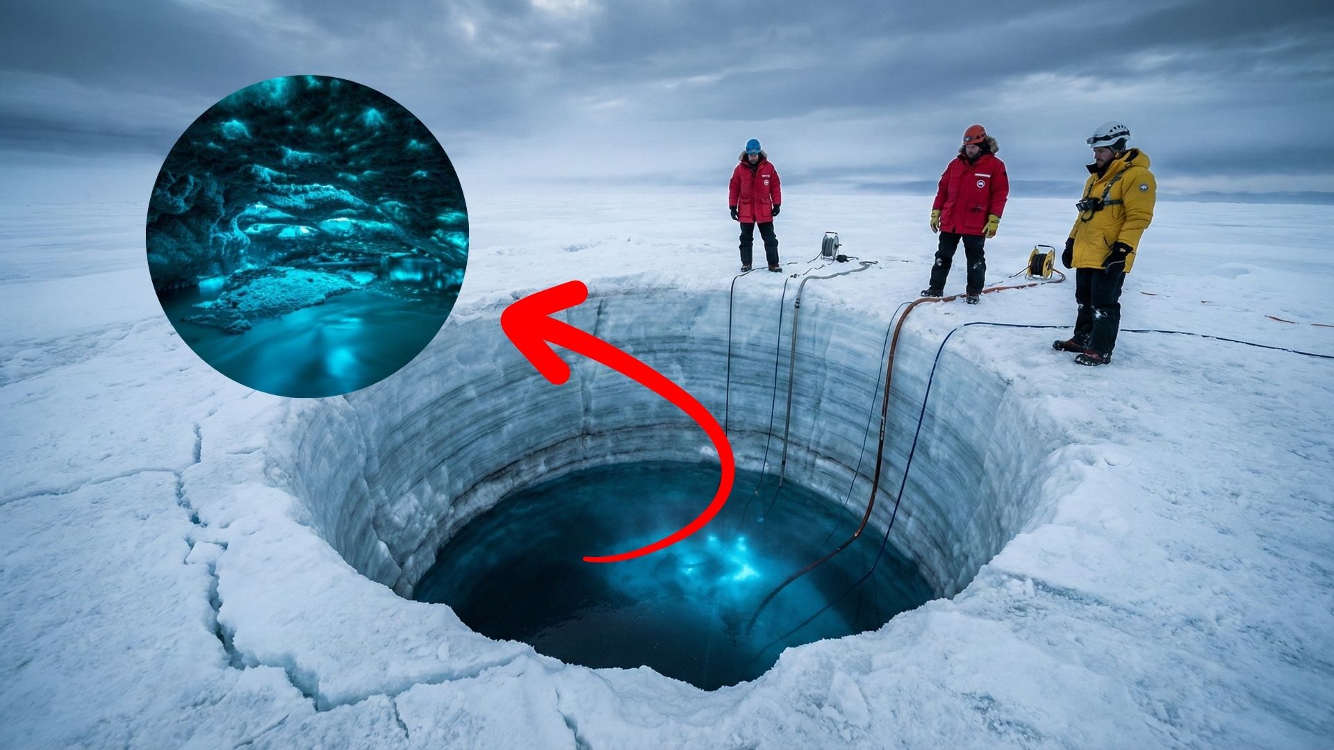 Lago subglacial na Antártica a 800 m sob o gelo enche e esvazia em ciclos monitorados por satélites e revelou vida microbiana em 2013.