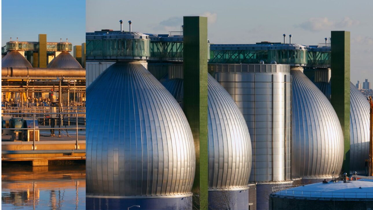 Megaplanta de Nueva York procesa 720 millones de galones por día y transforma aguas residuales en biogás y gas renovable en la red urbana.