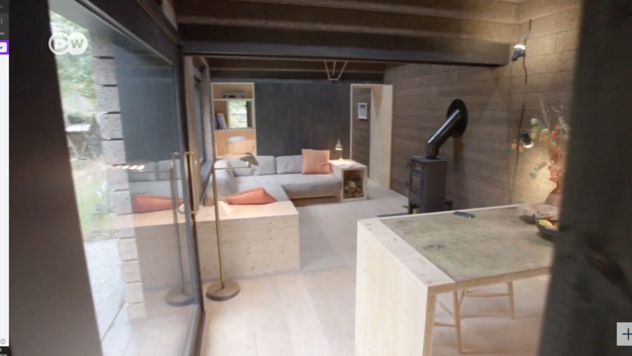 Casa en el Reino Unido está construida con 1.268 bloques de corcho expandido, sin cemento, pegamento o mortero, y tiene potencial de carbono negativo.