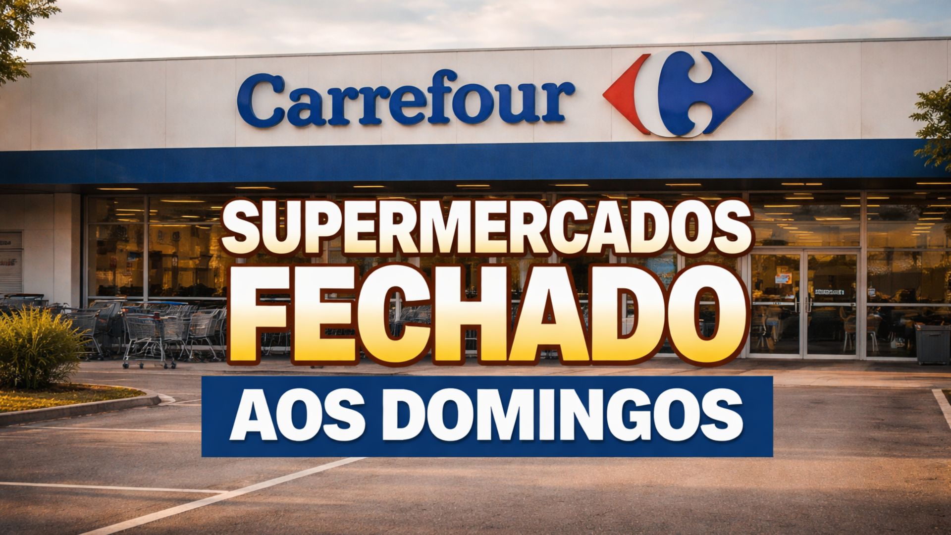 Supermercados fecham aos domingos no ES após acordo coletivo. Regra vale também para atacarejos e lojas de construção.