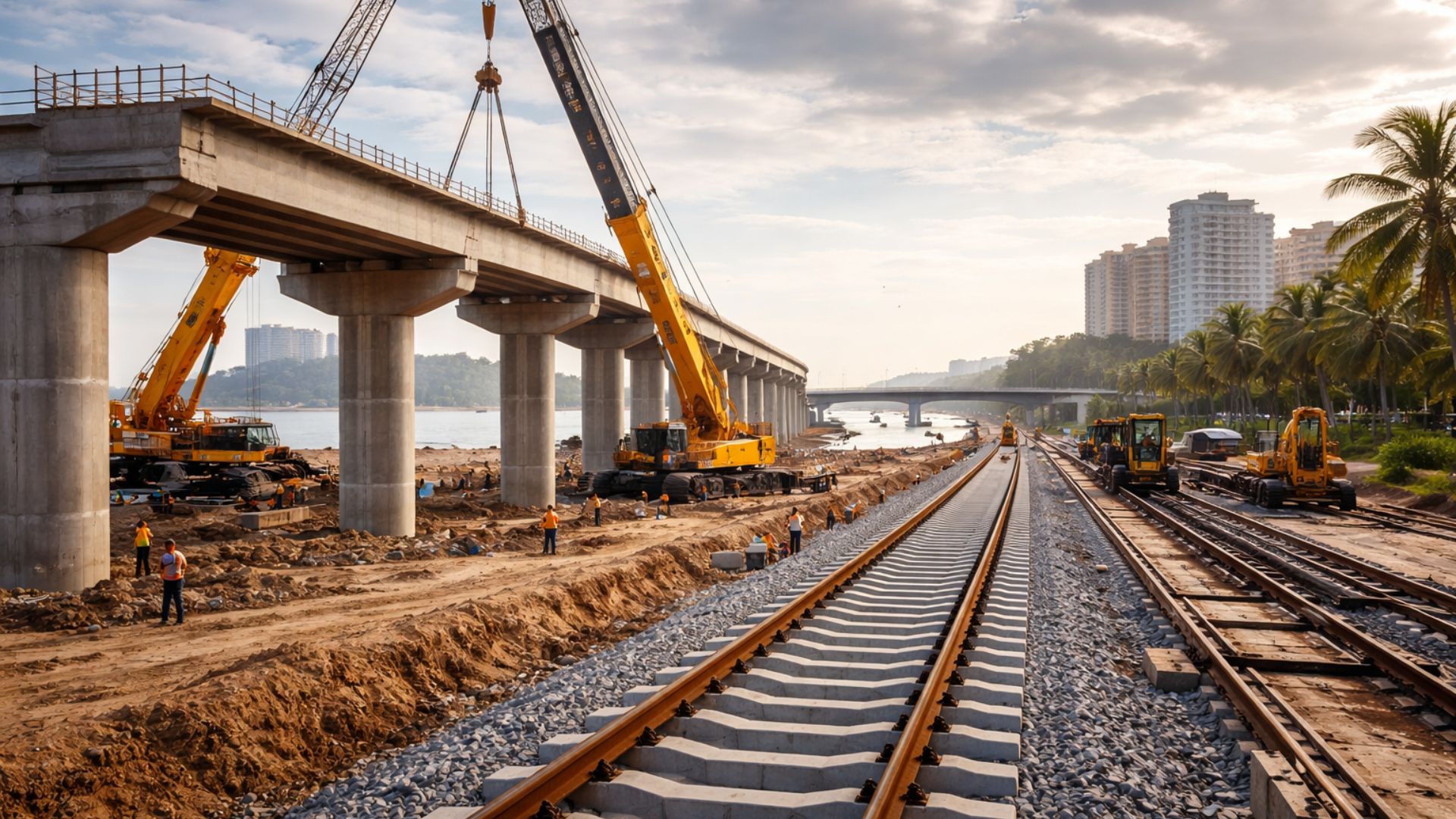 Governo de SP autoriza projeto do VLT até Praia Grande, viaduto na Curva do S e nova faixa na Ponte do Mar Pequeno no horário de pico.