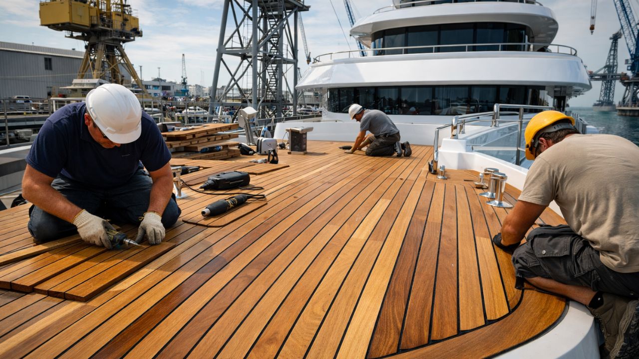 Indústria naval acelera substituição da teca em navios e embarcações após sanções e escassez da madeira nobre no mercado global.