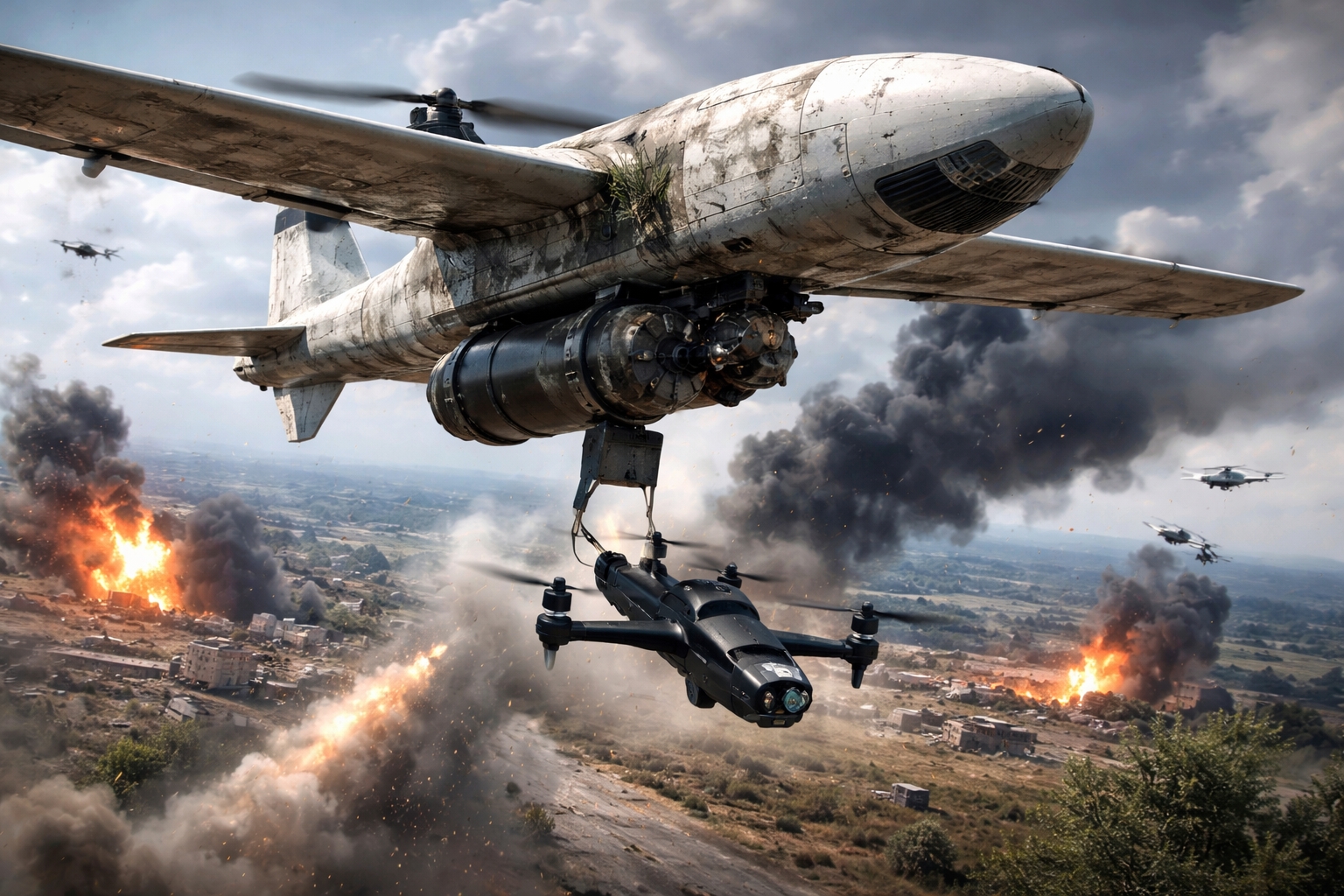 Já tínhamos visto de tudo na Ucrânia, mas isto é inédito: Rússia não está lançando drones, está lançando exército oculto de 'Frankensteins'