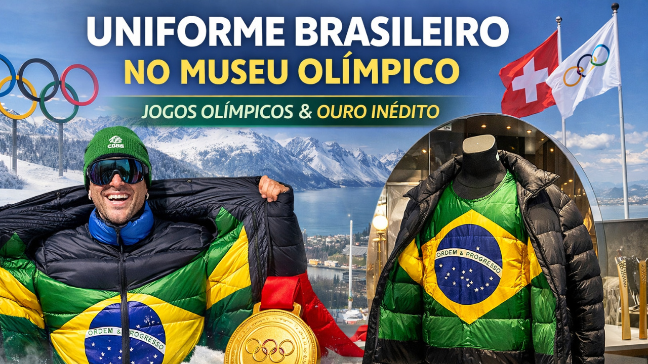 Após ouro inédito nos Esportes de inverno, uniforme BR usado nos Jogos Olímpicos de Inverno passa a integrar o acervo do Museu Olímpico.