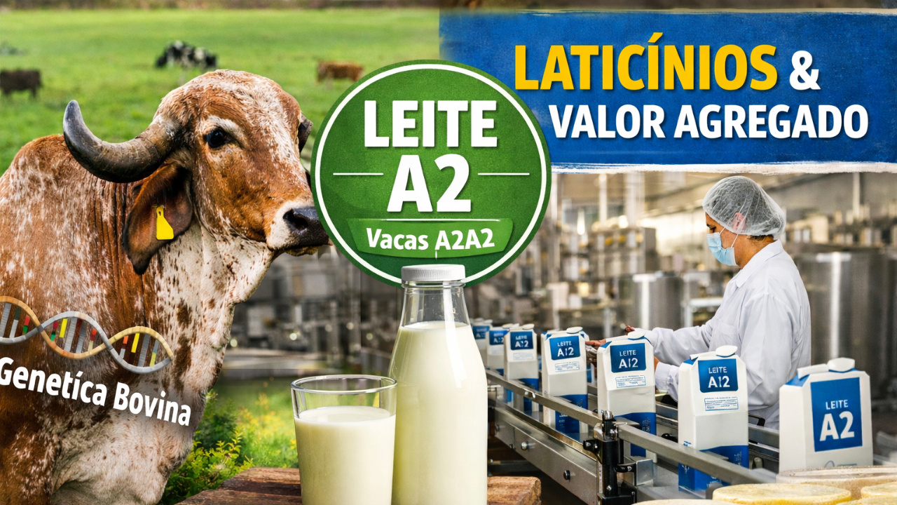 Com digestão fácil e genética bovina A2A2, o Leite A2 ganha mercado, agrega valor e desperta interesse de grandes laticínios.