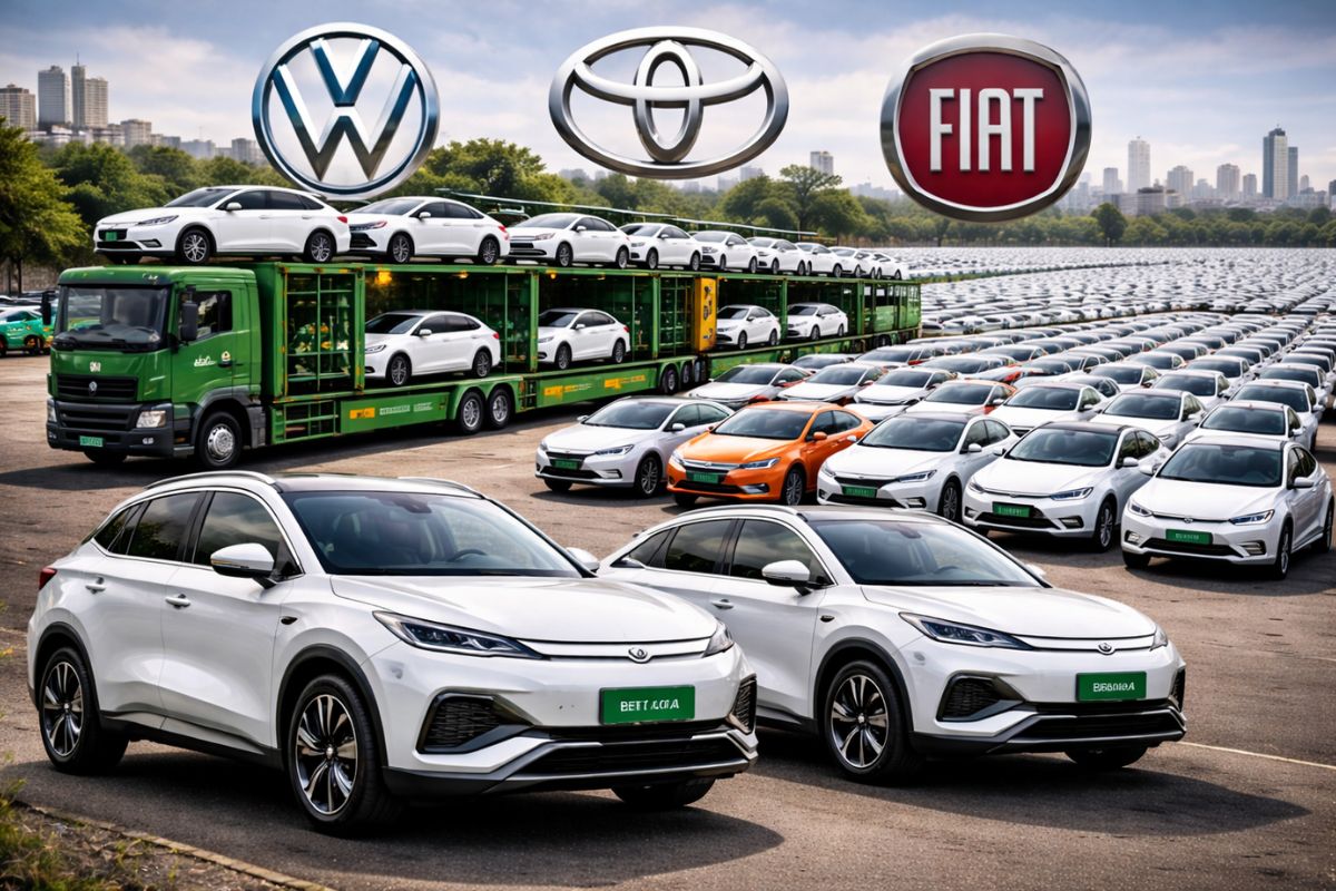 carros da BYD na Localiza testam locadoras e vendas diretas, enquanto montadoras observam se o acordo abre mudança maior no mercado brasileiro.