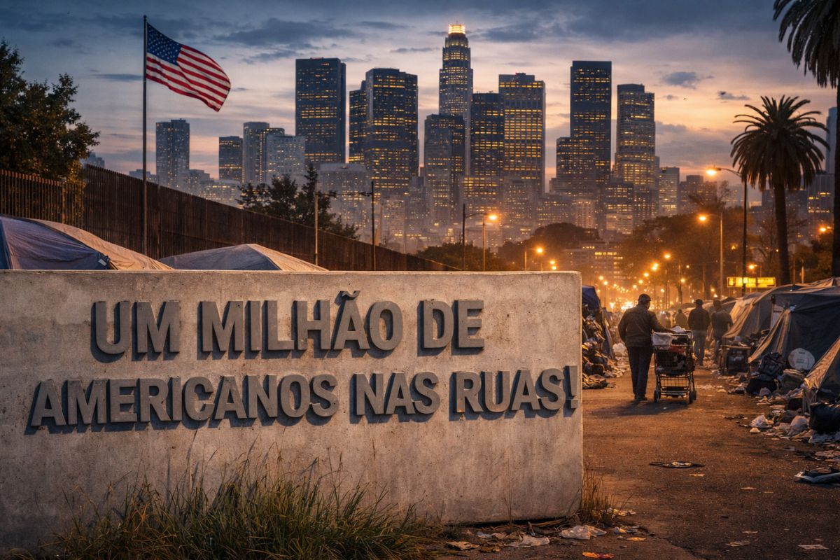 No país mais rico do planeta, Estados Unidos enfrentam situação de rua recorde; o HUD detalha 2024 e expõe como habitação acessível insuficiente empurra trabalhadores para fora do mercado.