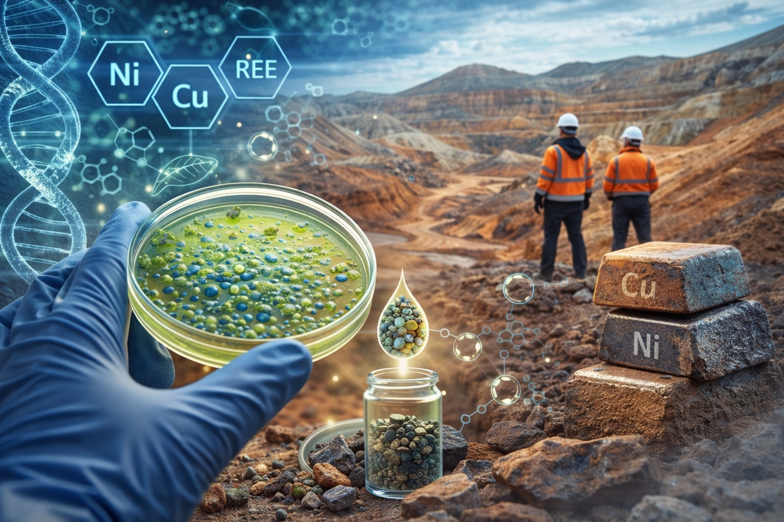 Micróbios estão sendo usados na mineração para extrair mais níquel, cobre e terras raras de minas e promete transformar 'resto' em metal para manter produção diante da explosão de demanda por baterias e energia renovável