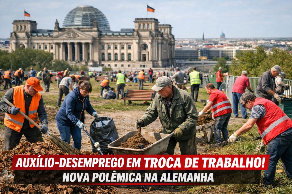 Na Alemanha, novo líder regional quer reduzir custos obrigando quem recebe auxílio-desemprego a prestar serviços comunitários, transformando gasto social