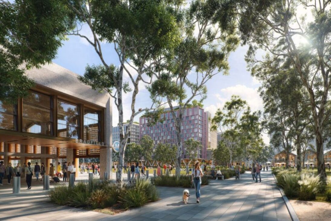 nueva ciudad de Australia: Bradfield City en Sydney al lado del Aeropuerto Internacional de Western Sydney, con 10.000 residencias, campus universitario, parque de 2,2 km y fase inicial prevista para cinco años.