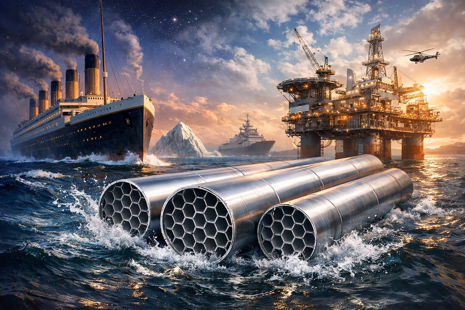 titanic - Estados Unidos - metal - tecnologia