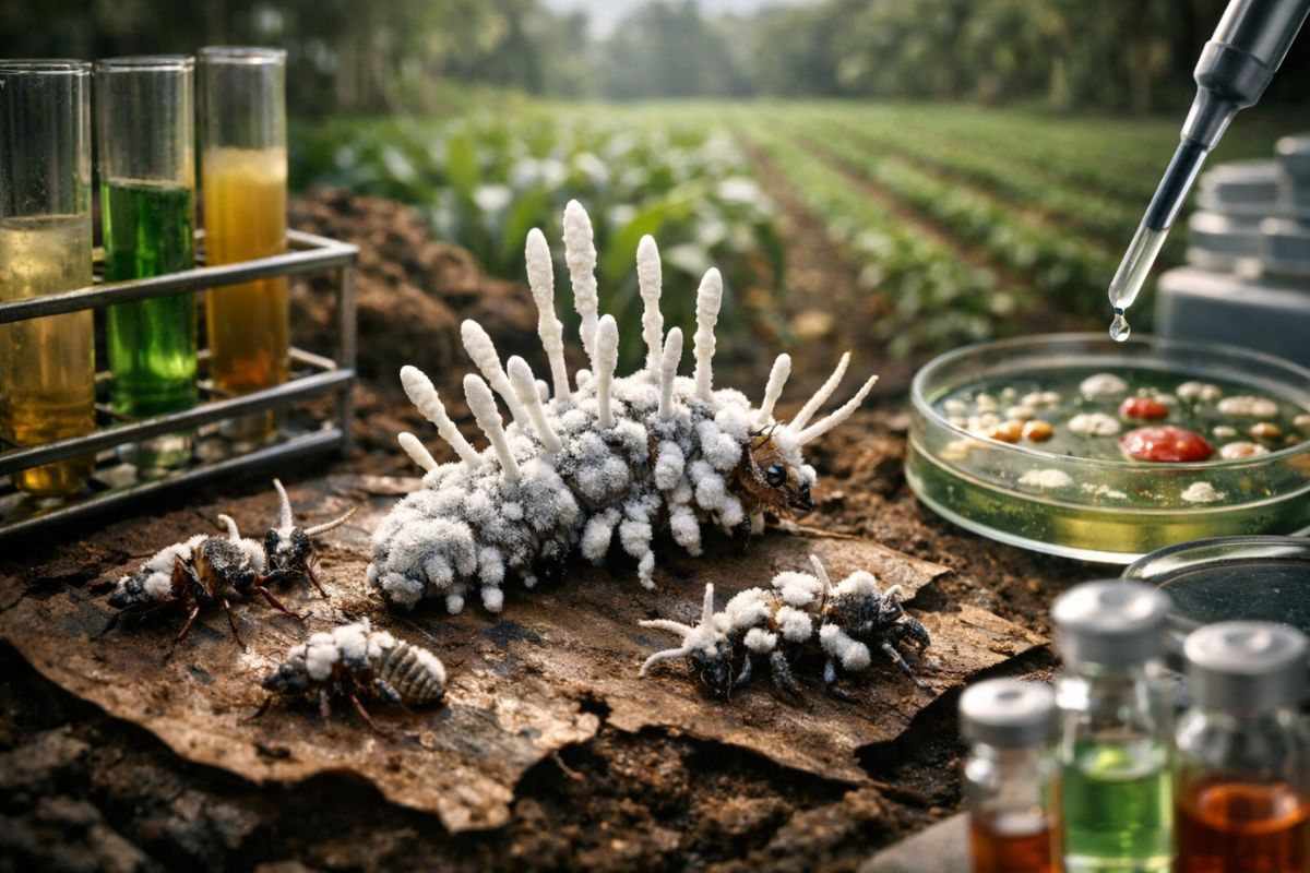 fungo amazônico une controle biológico e bioprodutos, mostra ação contra pneumonia e abre caminho para antibióticos no campo e na saúde.
