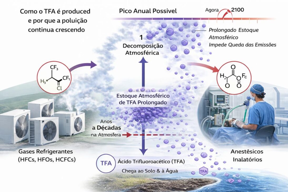 Salvar la capa de ozono: sustitutos de los CFCs generan ácido trifluoroacético, químico eterno; pide monitoreo internacional.