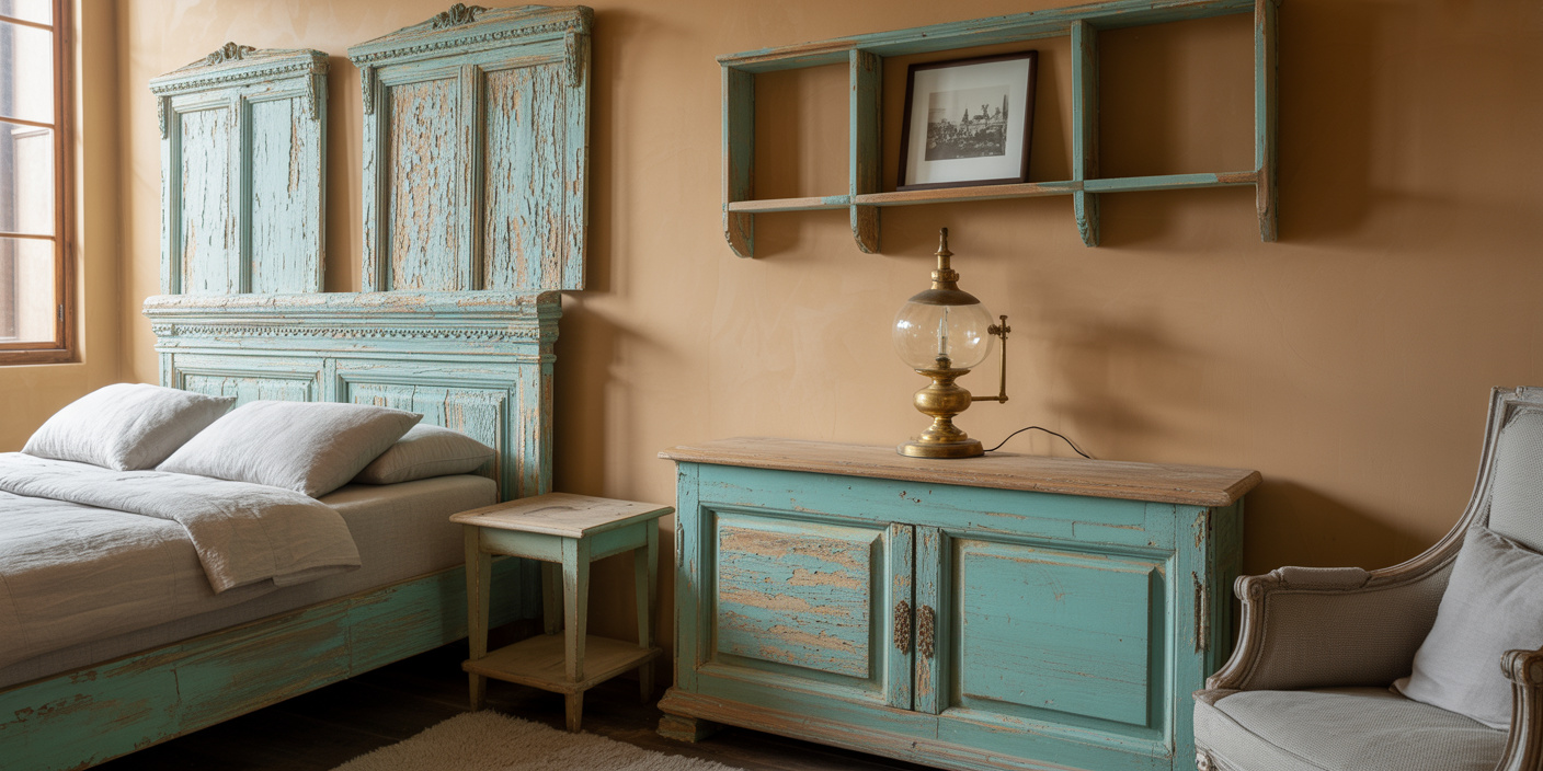 Portas antigas retiradas de casas e demolições ganham nova vida como mesas e bancadas, preservam madeira maciça de alta qualidade, reduzem custos e criam móveis únicos fora do padrão industrial