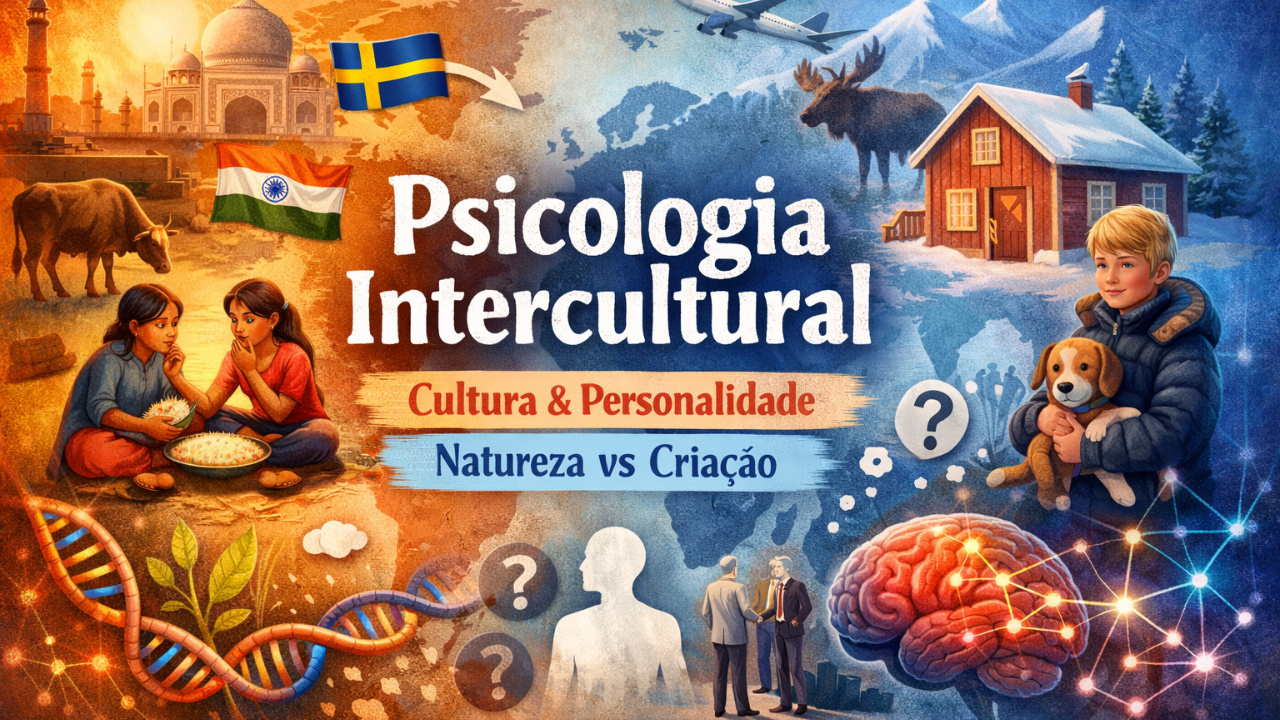 Entenda como a psicologia intercultural explica a influência do ambiente, da cultura e da genética na formação da personalidade humana.
