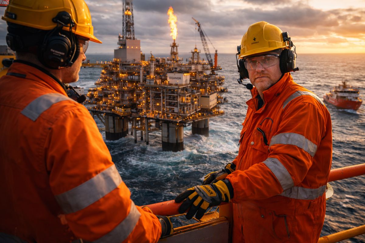 trabalho nas plataformas de petróleo no Mar do Norte e na Noruega promete R$ 60 mil e 250 dias, mas cobra turnos de 12 horas e certificações rígidas.
