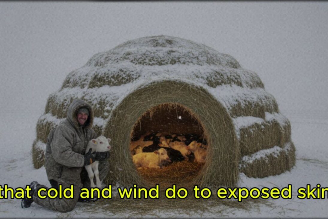 Iglú De Heno En Dakota Del Norte Se Convirtió En Solución En Tormenta Invernal: Refugio Concentra Calor En Frío Extremo Y Levantó Dudas Sobre Gestión De Becerros Recién Nacidos Y Límites Del Método.