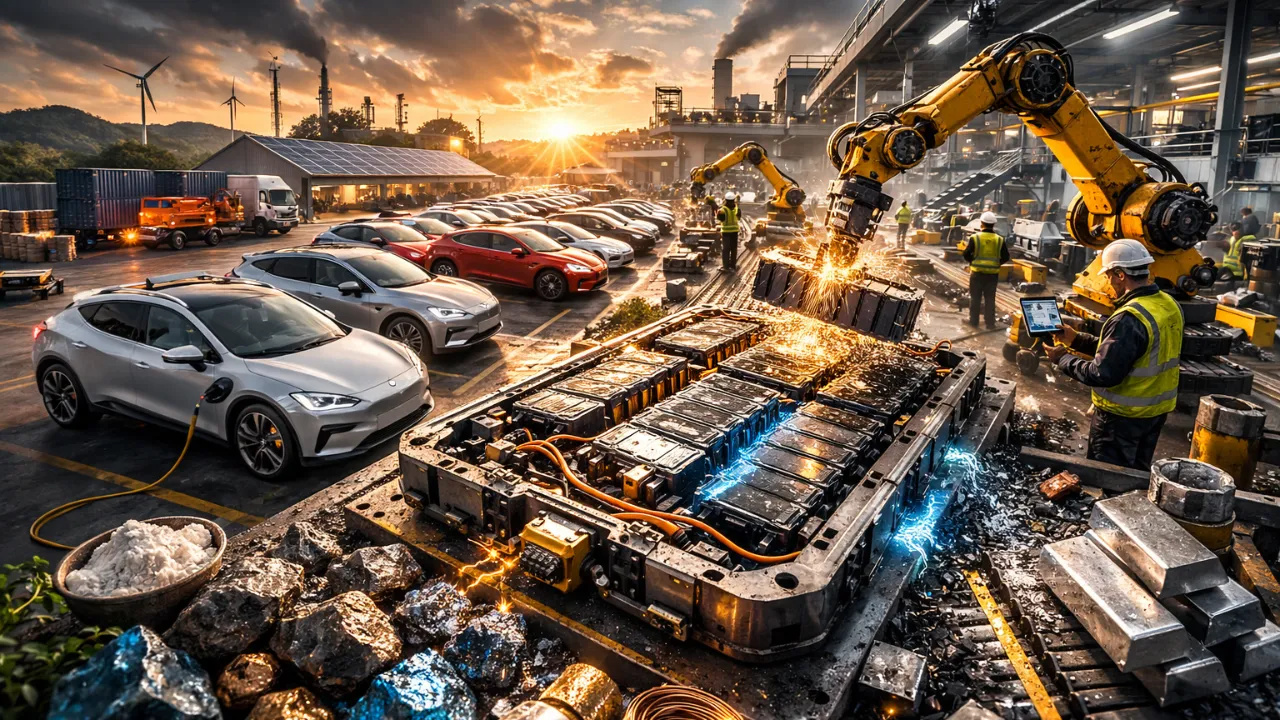 Reciclaje de baterías de coches eléctricos puede valer US$ 70 bi hasta 2040