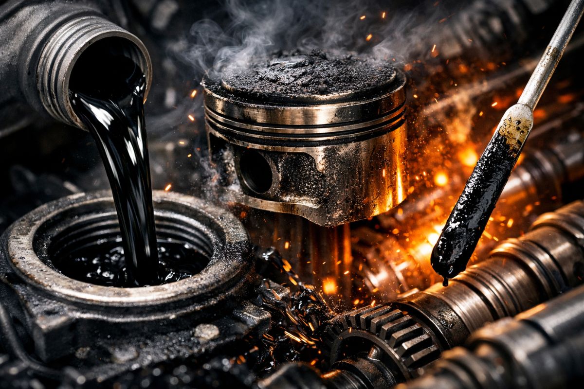 Óleo escurece no motor? Entenda como o lubrificante remove fuligem e protege a vida útil sem indicar defeito imediato.