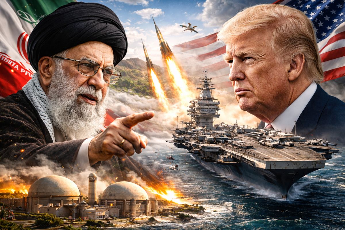 Supremo líder do Irã desafia presidente dos EUA, ameaça afundar porta-aviões na região e endurece jogo nuclear em meio a tensões, pressões militares e negociações indiretas