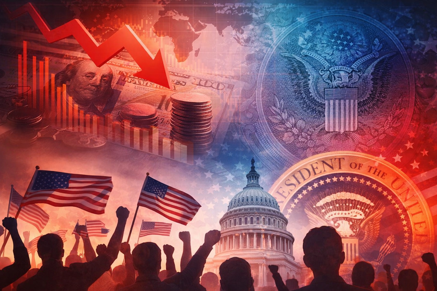 A economia é o problema mais importante do mundo, mas não dos Estados Unidos